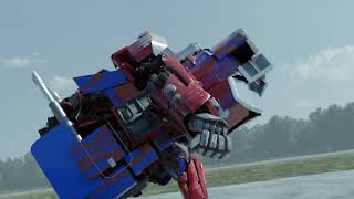 Optimus Prime Transformation  Blender [upl. by Droffig]