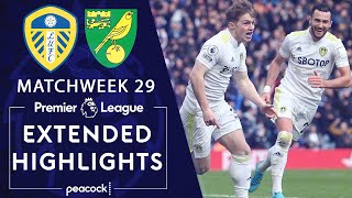 Leeds United v Norwich City  PREMIER LEAGUE HIGHLIGHTS  3132022  NBC Sports [upl. by Gaul]