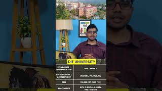 BCA from DIT University Dehradun  placement  fees  shorts youtubeshorts [upl. by Shirberg262]