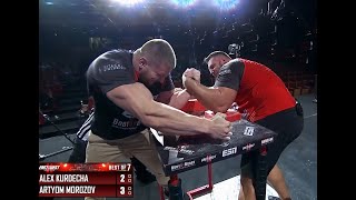 Artyom Morozov vs Alex Kurdecha 42 Armwrestling [upl. by Eilatam370]