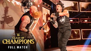 FULL MATCH Roman Reigns vs Erick Rowan — No Disqualification Match WWE Clash of Champions 2019 [upl. by Ansaev847]