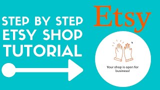 How To Start An Etsy Shop For Beginners  Etsy Store Setup Tutorial [upl. by Enasus]