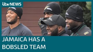 Jamaican bobsleigh team heading to Winter Olympics  ITV News [upl. by Alene361]