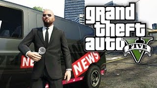 GTA 5 FUNNY MOMENTS  PEDESTRIAN TRAPPING WEAZEL NEWS MICROWAVE EXPLOSION GTA V Gameplay [upl. by Wichman]