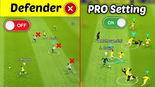 On This Setting and Use This Skills and Defending Likes PRO  in efootball pes 2024 Mobile [upl. by Nahs]