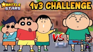 Masao challenged shinchan kazama bo in battle stars 😱  shinchan playing battle stars 😂  funny game [upl. by Indnahc657]