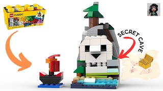 SKULL ISLAND Lego classic 10696 ideas How to build [upl. by Name201]