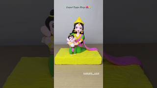 Ganpati With Parvati Murti Making 🌺🙏 Ganesh chaturthi Special 🥰❤️ shorts ganeshchaturthi clayart [upl. by Llehcnom]