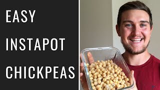 Easy InstantPot Chickpeas Vegan Oil Free [upl. by Analos]