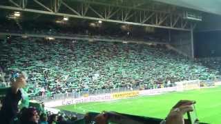 Derby Saint Etienne  Lyon Allez les Verts et coup denvoi [upl. by Ateuqirne]