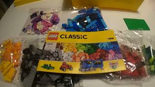 Unboxing The Lego Classic 10696 set with ideas included [upl. by Rollins]