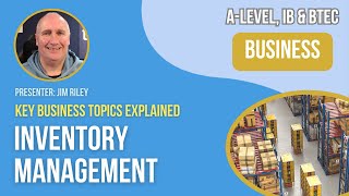 Inventory Management  ALevel IB amp BTEC Business [upl. by Zephaniah735]