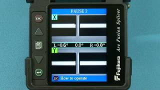 How to Splice using a Fujikura FSM60S [upl. by Denton]