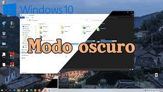 Como Activar y Desactivar el Modo Oscuro de Windows 10 [upl. by Celka]