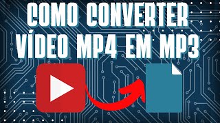 Como converter Vídeo MP4 em MP3 Rápido e Grátis  no PC e Online [upl. by Hollah]