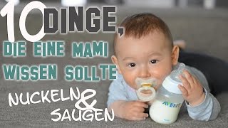 Umgang mit Fläschchen und Schnuller  Hygiene  Babynahrung  mamiblock  Der Mami Blog [upl. by Silda]