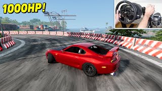 This Supra MOD should be ILLEGAL  BeamNG [upl. by Llenel567]