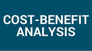 Cost benefit analysis [upl. by Aneela853]