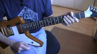 Part A2 Beautiful Day U2 Guitar Tutorial  Lesson  Intro Harmonics [upl. by Saixela113]