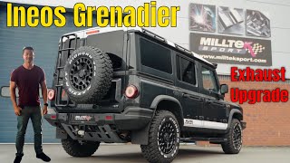 Ineos Grenadier with Milltek Sport Performance Exhaust System Sound [upl. by Claire]