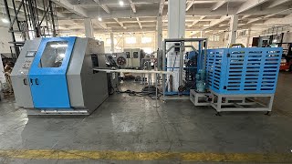 High Speed Automatic Bonnell Spring Production Line Capacity 75 pcsmin [upl. by Philbin]