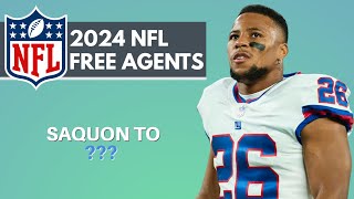 NFL Free Agency Predictions Rumors amp News 2024 OFFENSIVE PLAYERS [upl. by Eanad269]