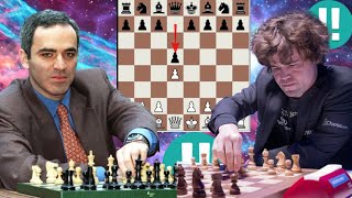 Good natured chess game  Magnus Carlsen vs Garry Kasparov 5 [upl. by Ianthe]