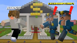 Pinaka Unang BANK ROBBERY Sa LEGENDARY CITY MINECRAFT [upl. by Areid]