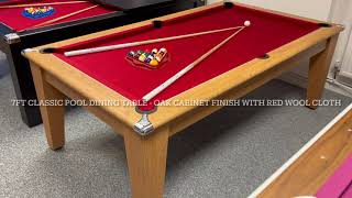 Classic Pool Dining Table in Oak [upl. by Humph]