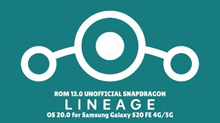 LineageOS 20 0 Beta For Samsung S20FE 5G [upl. by Inafit]