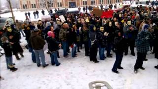 Anonymous Protest in Steubenville Ohio [upl. by Luben682]