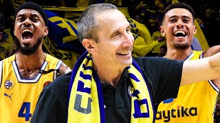 Maccabi Celebrates David Blatt amp Forces Game 5 [upl. by Naillig]