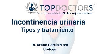 Incontinencia urinaria Tipos y tratamiento [upl. by Oirevas315]