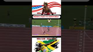 Noah Lyles VS Usain Bolt [upl. by Fitz343]