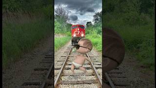 funny train vs dancing joker and train driver tom funny train vfx [upl. by Garneau]