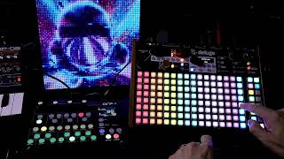 NEW LIVE AUDIO CLIP GRID WORKFLOW DELUGE NO TALK 110 TEASER  SYNTHSTROM DELUGE DEMO [upl. by Annoyed]