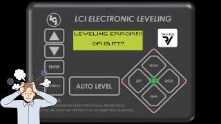 Common leveling system errors that aren’t really errors Try these before paying for service [upl. by Lars]