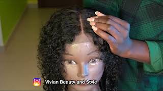 Quick Fix  How To Get A Neat Part On A Lace Closure Wig [upl. by Kurt798]