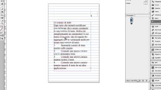 Creare Un Libro Con InDesign Importare Il Testo Da Word [upl. by Yajiv]