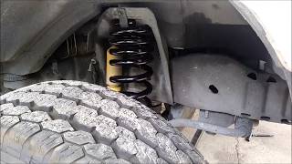 Ford E350 Front Coil Spring Change Ride Height Adjustment [upl. by Huberto]