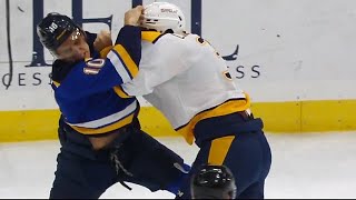 Jeremy Lauzon and Brayden Schenn Drop The Gloves [upl. by Clite]