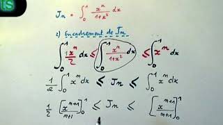 Intégrale dune fonction numérique suite et encadrement MATHS TS [upl. by Lebyram]