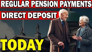 REGULAR STATE PENSION PAYMENTS FOR IRISH SENIORS DIRECT DEPOSIT TODAY [upl. by Nosduj]