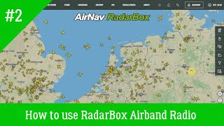 How to use RadarBox Airband Radio 📻✈ [upl. by Rafaello]