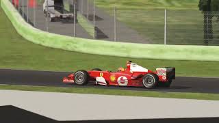 Ferrari F2004 Roars at Imola GP  Assetto Corsa Experience [upl. by Inaluiak]