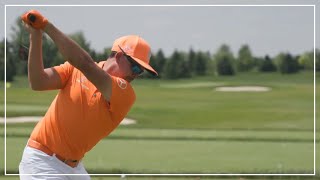 Watch Rickie Fowler Wedge Iron Driver Swing Motion  Range Session 2021 [upl. by Llehsem]