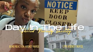 Day in the life of LPNLVNRN Agency Travel Nurse Skilled Nursing Facility Blind reaction nurselife [upl. by Delores]