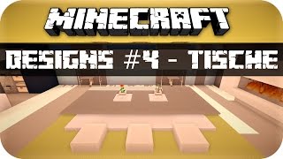 GER Minecraft Designs 4  Tische 12 HD [upl. by Hoashis]