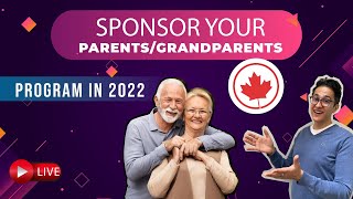 Parents and Grandparents Sponsorship 2023  PGP 2023  Parents Sponsorship Program  Canada PR [upl. by Nysilla1]