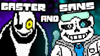 Undertale But Sans Works With Gaster [upl. by Nicolau424]